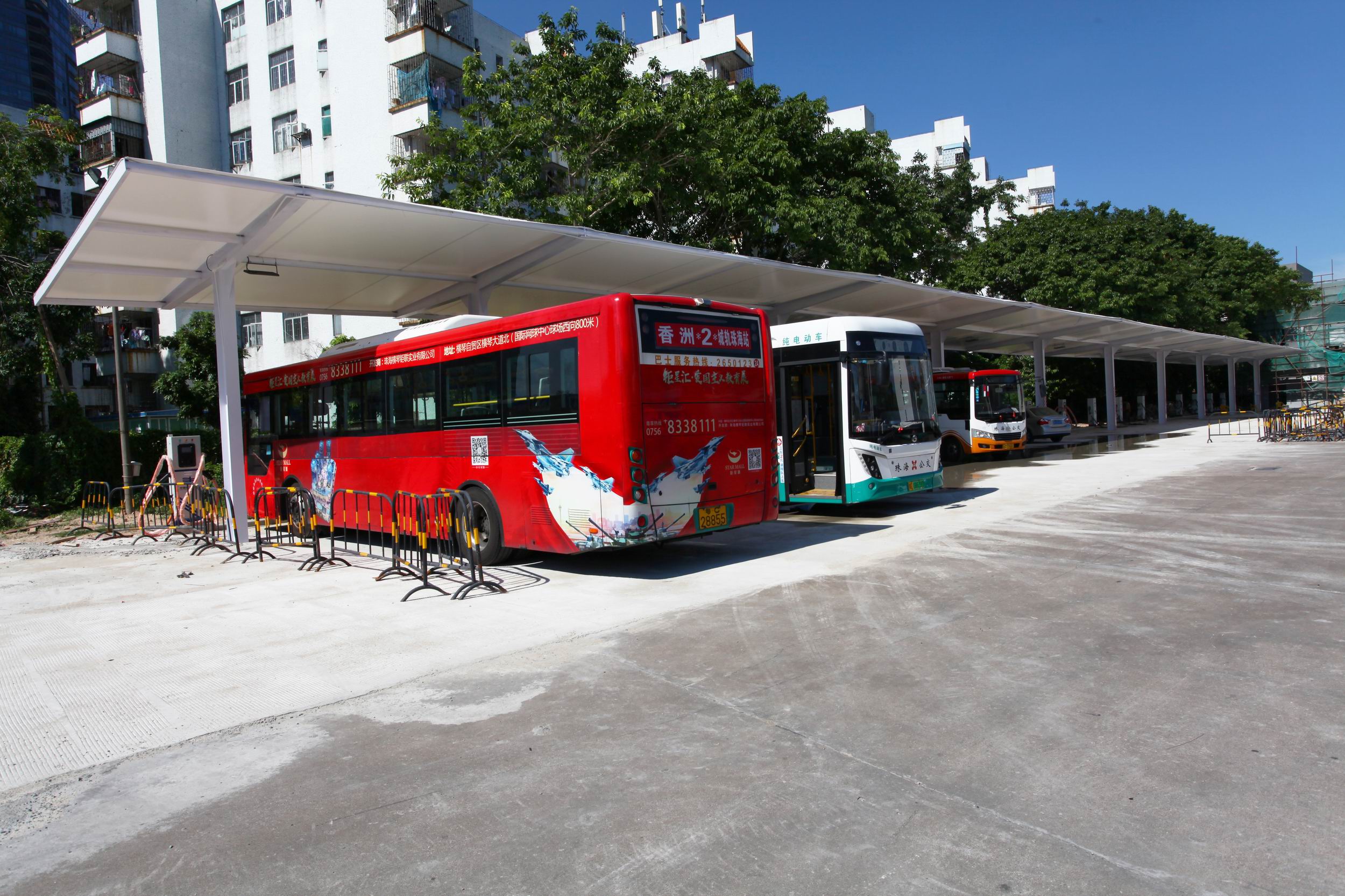 珠?；浐Ｎ骶C合停車(chē)場(chǎng)公交站等充電站工程